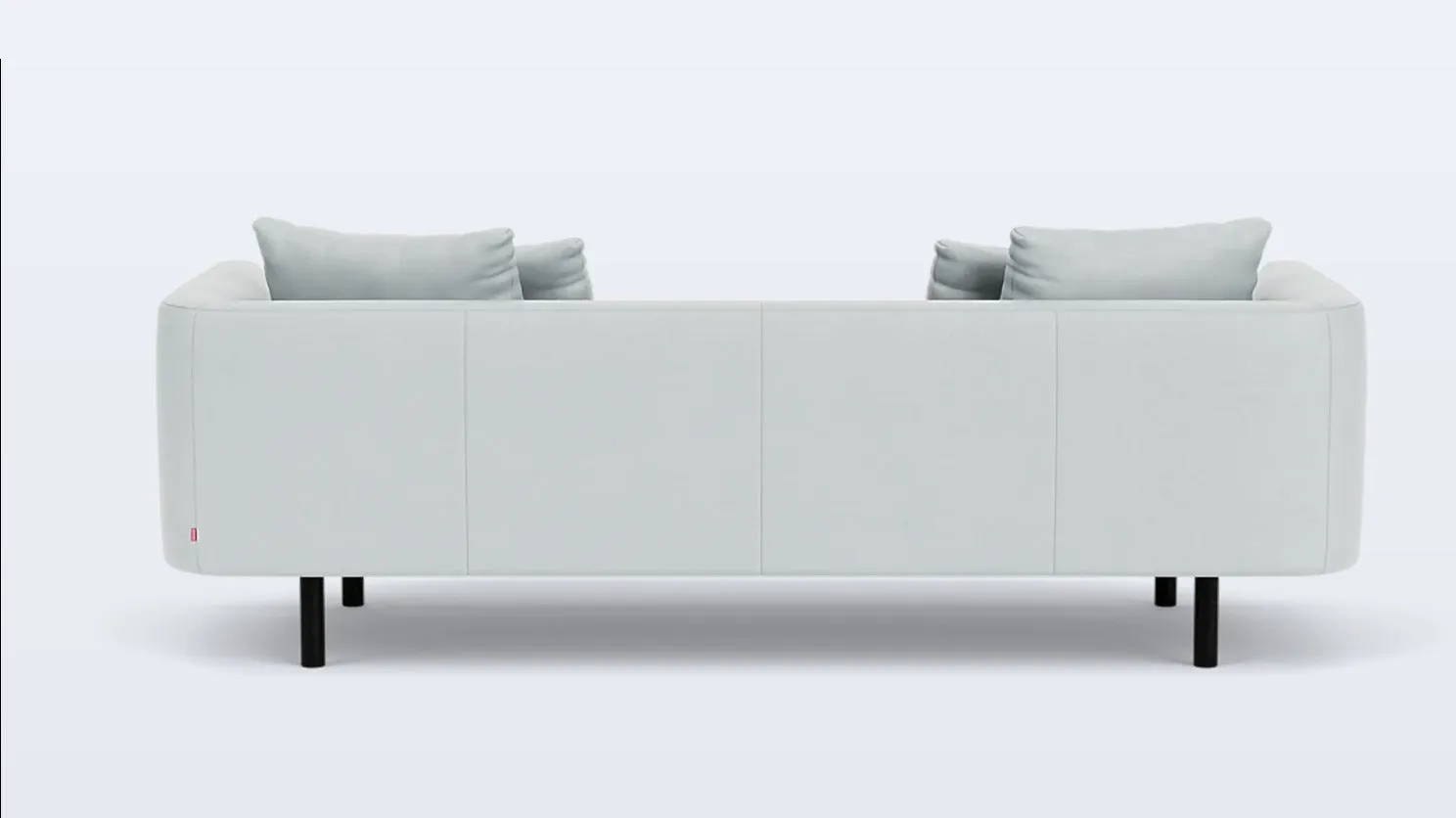 replay 91" sofa - leather