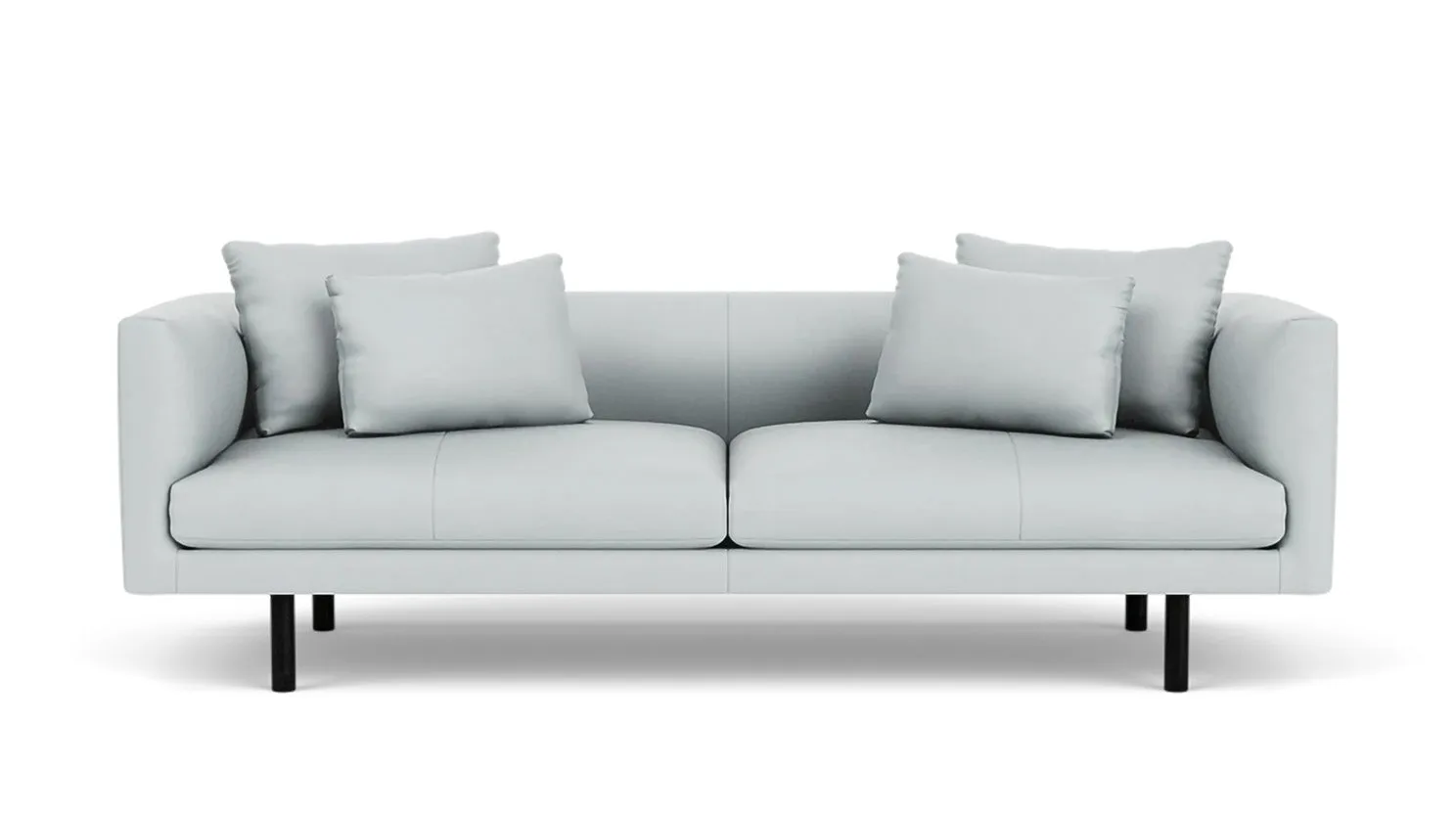 replay 91" sofa - leather