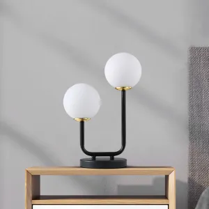 Retro Modern Frosted Glass Table Lamp