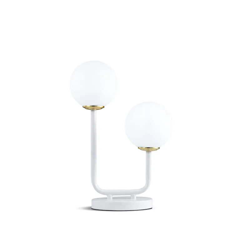 Retro Modern Frosted Glass Table Lamp