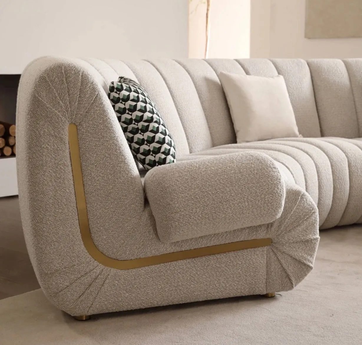 ROMAN Fabric Sofa Set