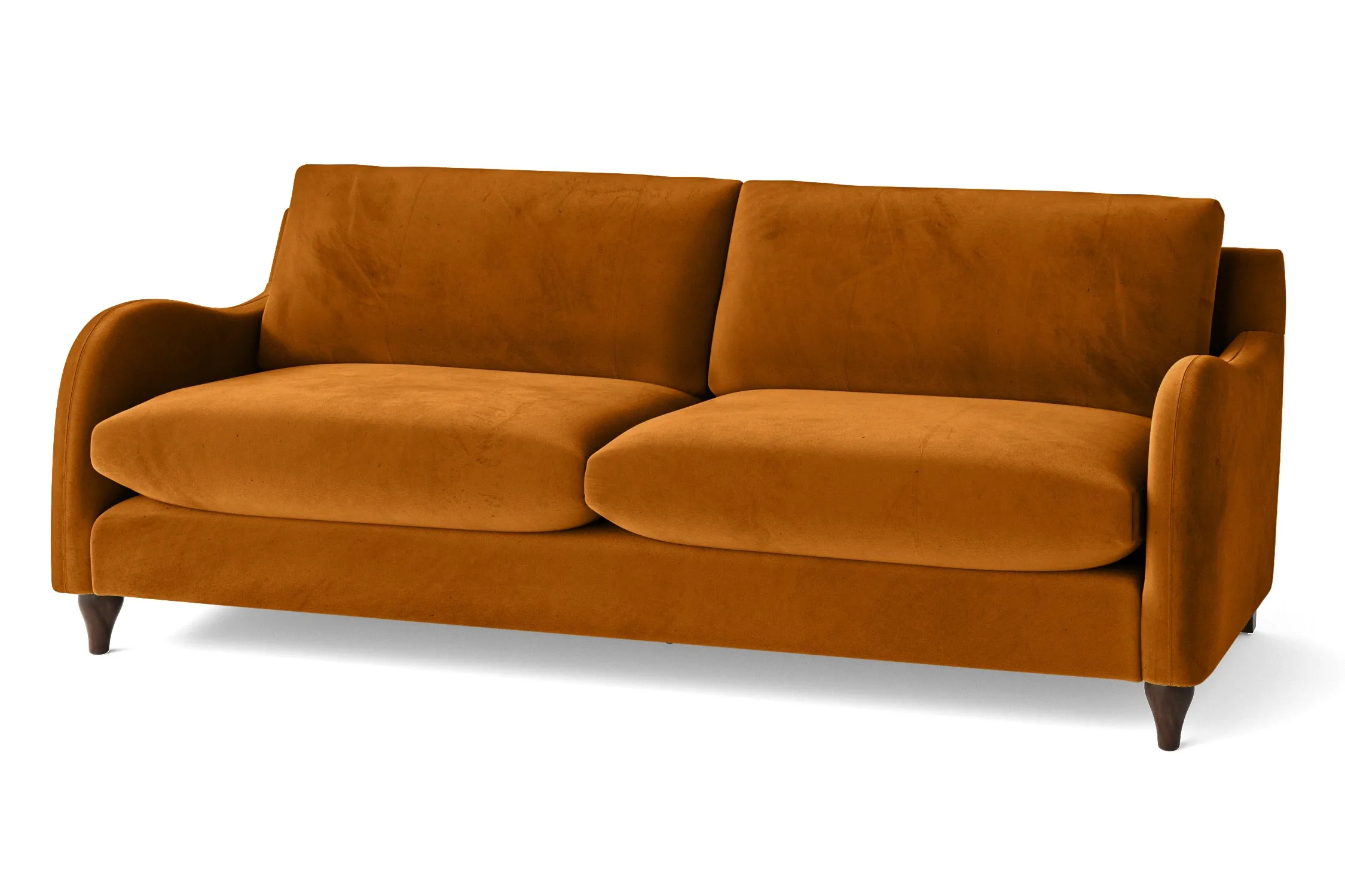 Sallisaw 4 Seater Sofa Gold Velvet