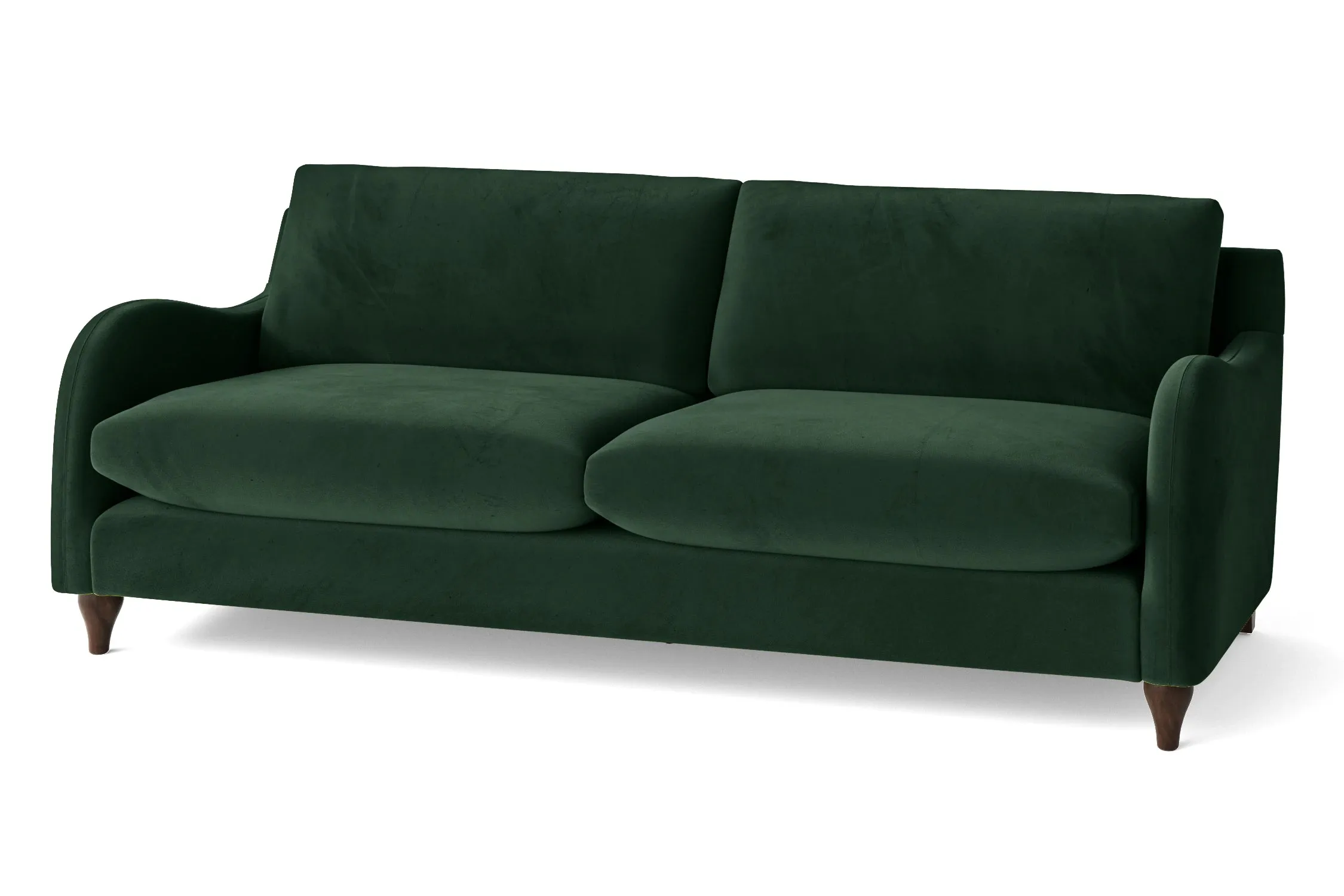 Sallisaw 4 Seater Sofa Green Velvet