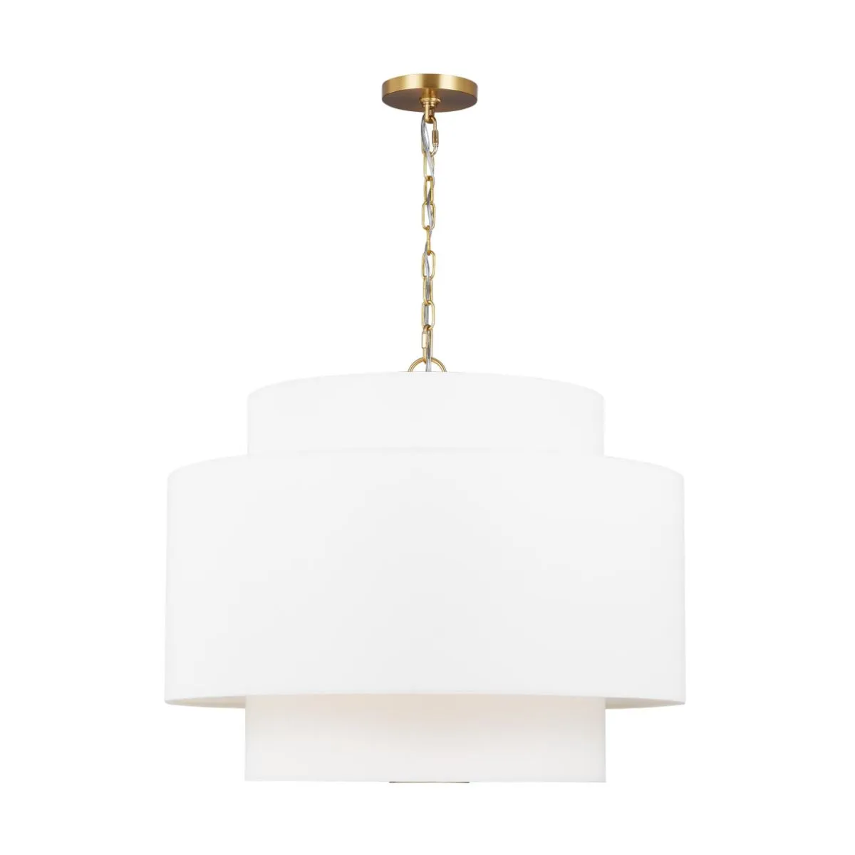 Sawyer 26 in.3 Lights Pendant Light Brushed Brass finish