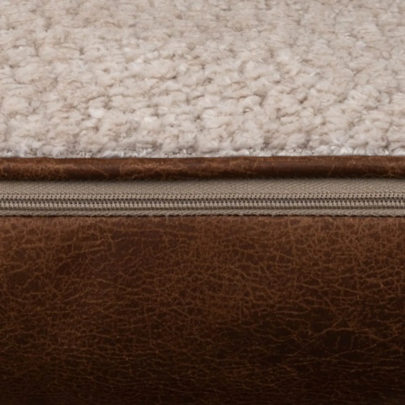 Scatterbox Quilo Duo 58x58cm Cushion | Brown/Cream