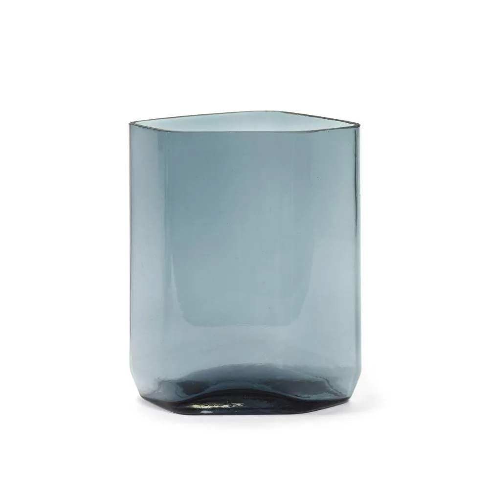 Serax Silex vase blue h. 27 cm.