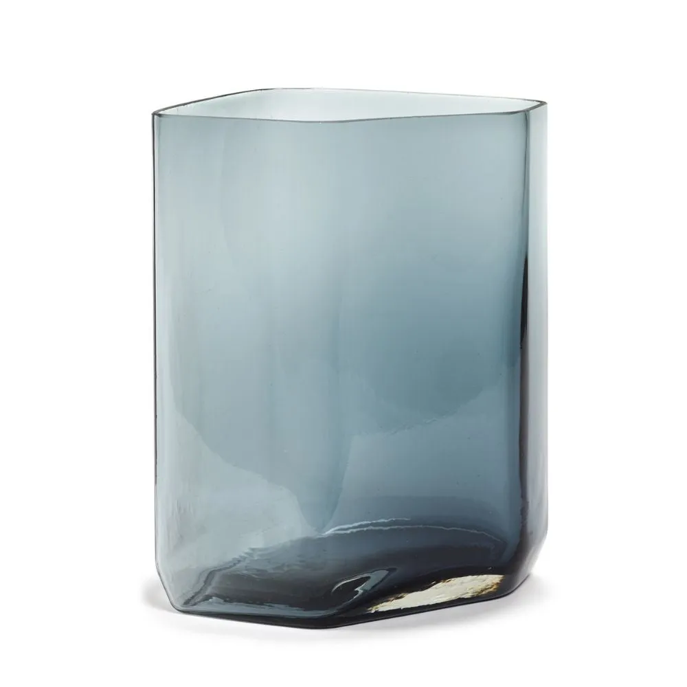 Serax Silex vase blue h. 33 cm.
