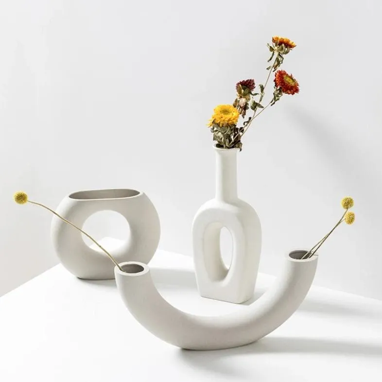 Serenity Ceramic Bud Vases & Accents