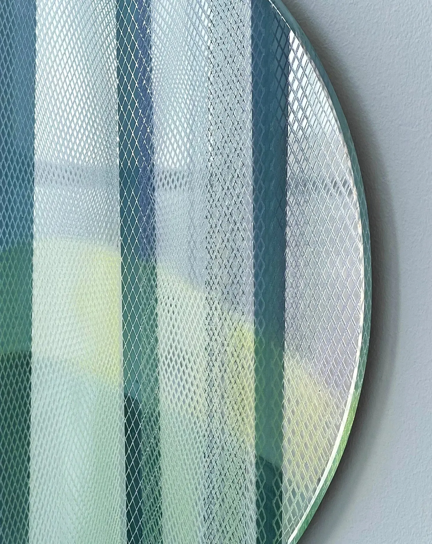 Set of 3 Half-Light Silver Mirror