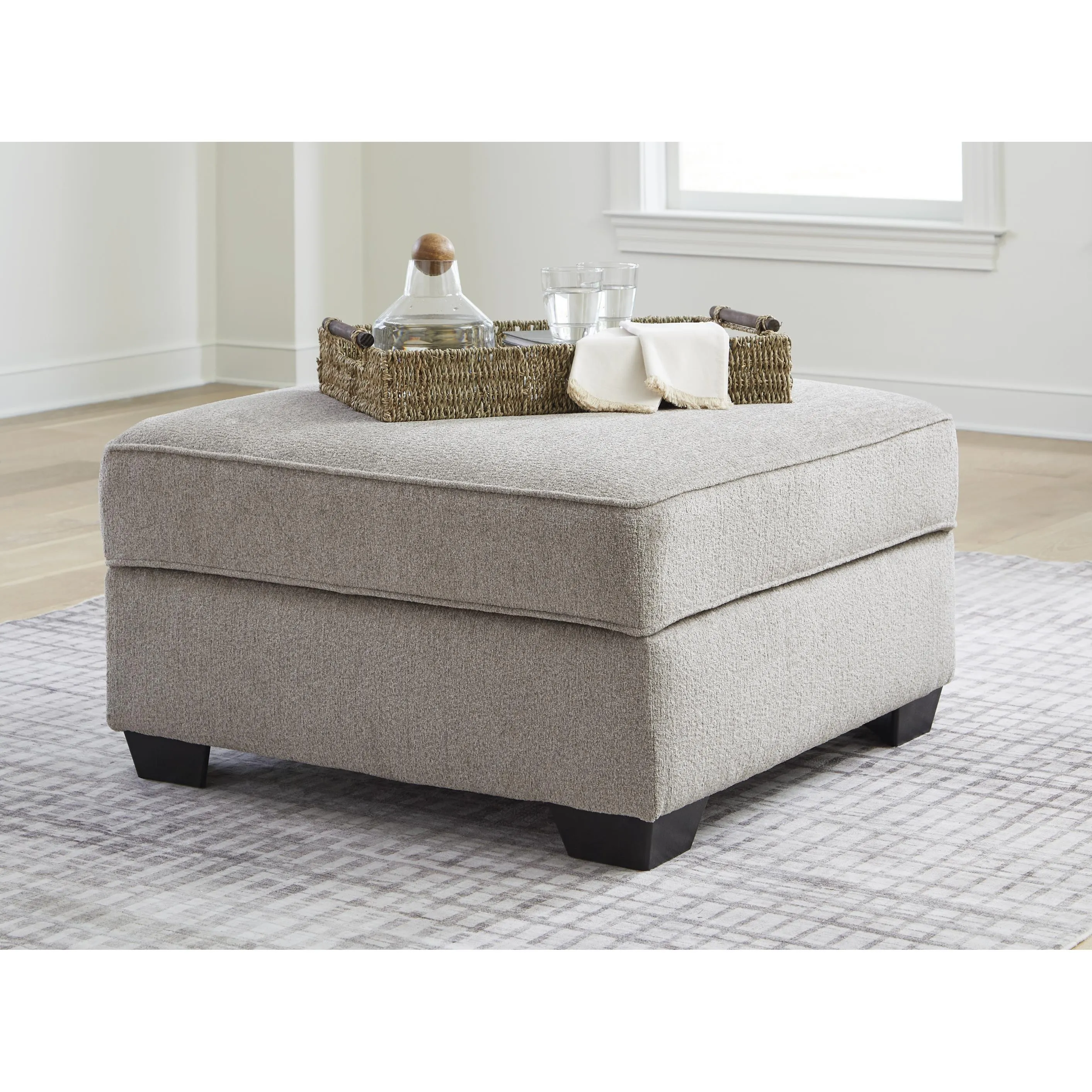 Signature Design by Ashley Claireah Fabric Storage Ottoman 9060311