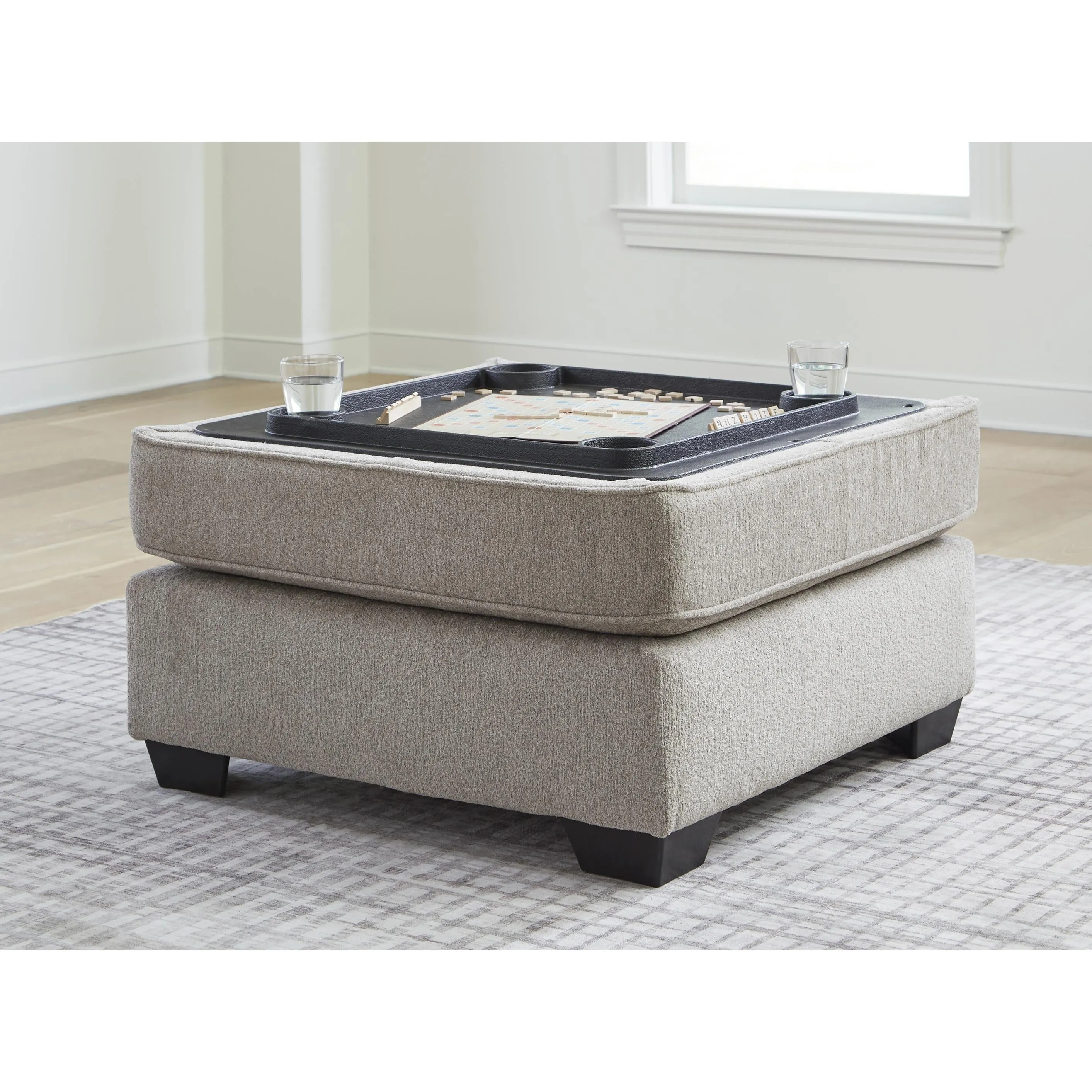 Signature Design by Ashley Claireah Fabric Storage Ottoman 9060311