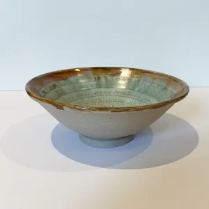 Small Ceramic Bowl,  Brown Rim (MM26)