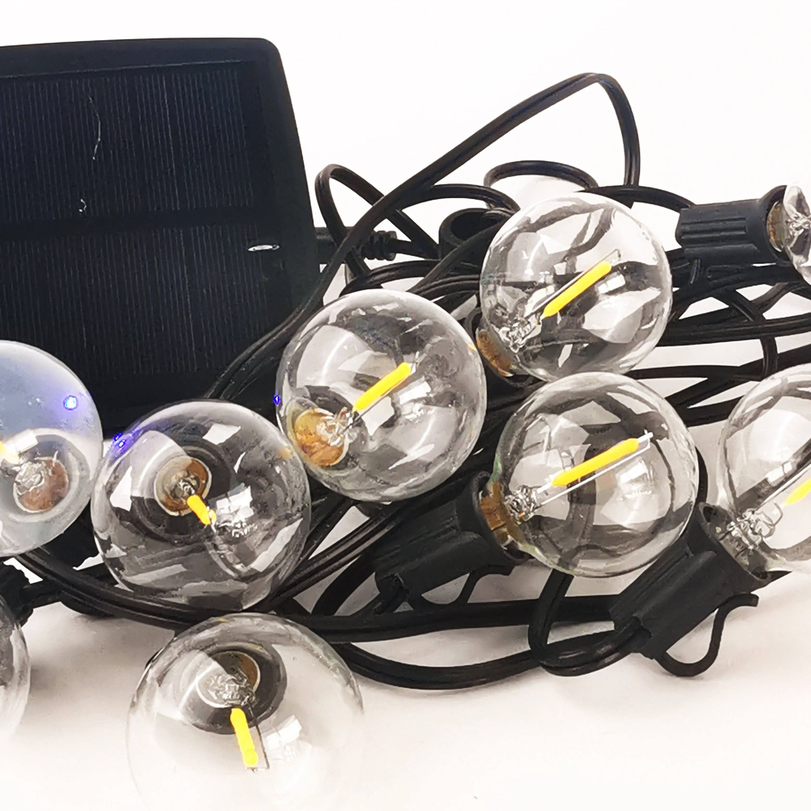 Solar G40 Festoon Lights | 5.5m 10 Bulbs