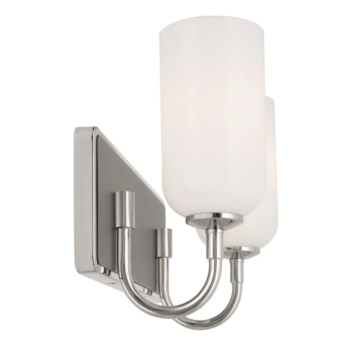 Solia 14 in. 2 Lights Vanity Light Polished Nickel Finish