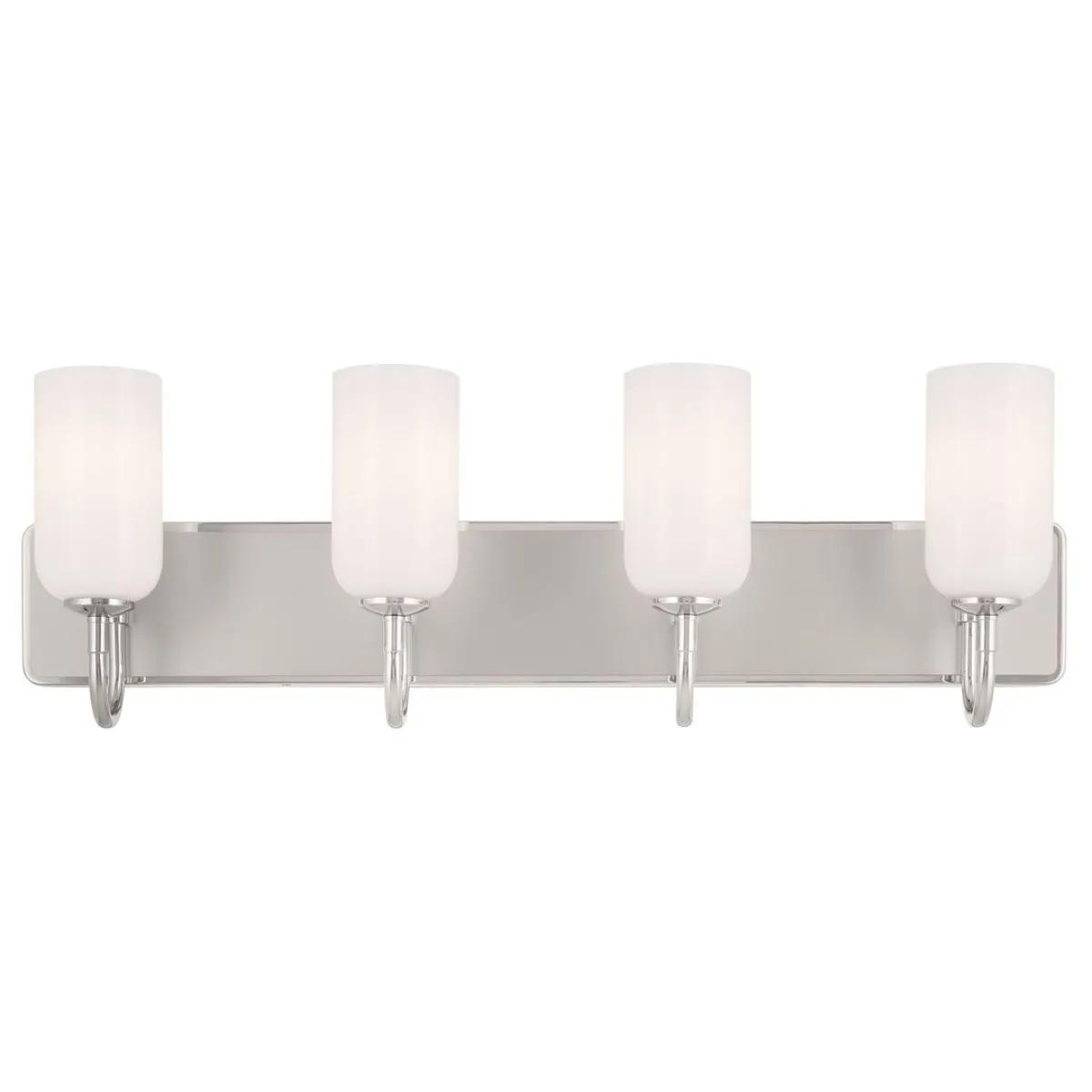 Solia 32 in. 4 Lights Vanity Light Polished Nickel Finish