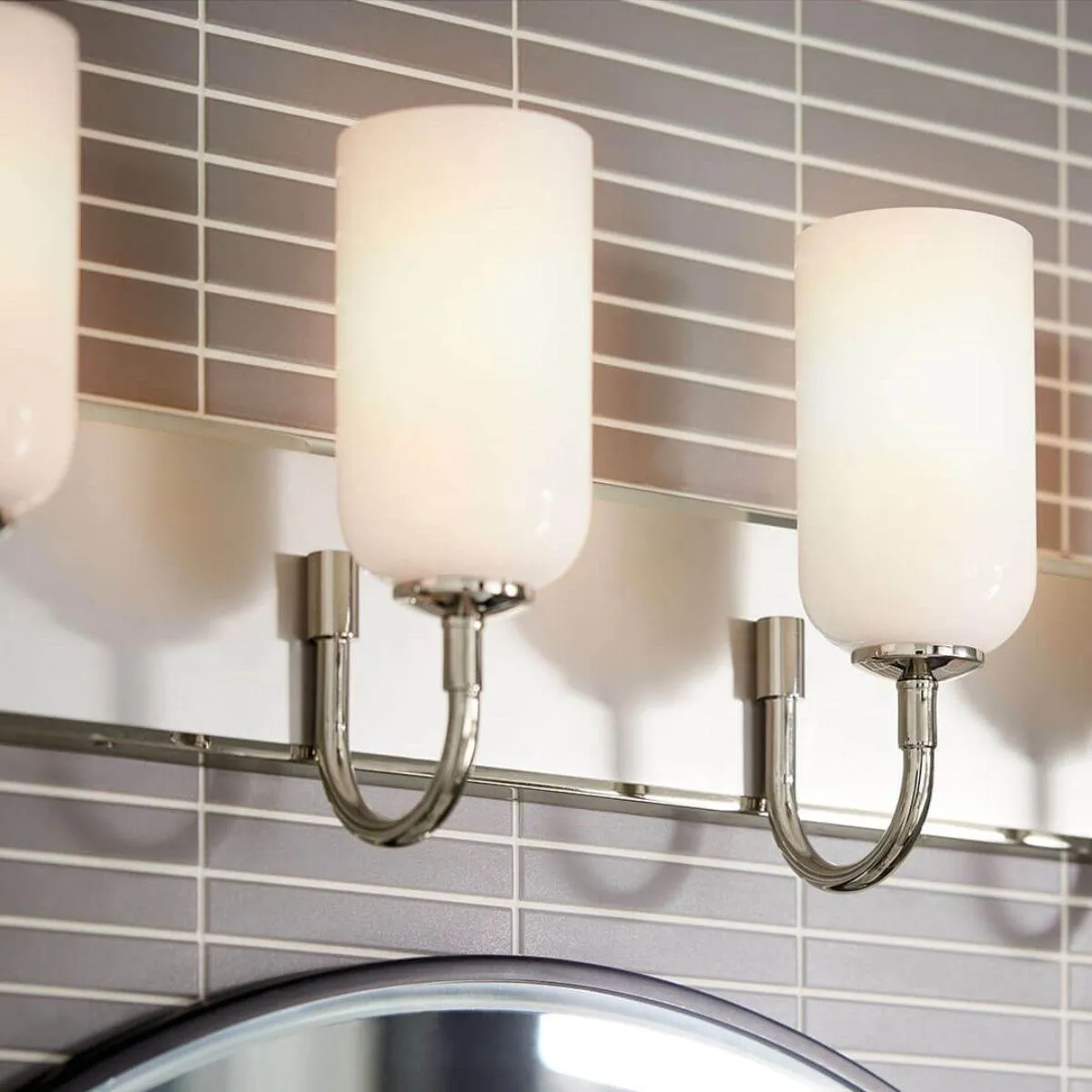 Solia 32 in. 4 Lights Vanity Light Polished Nickel Finish