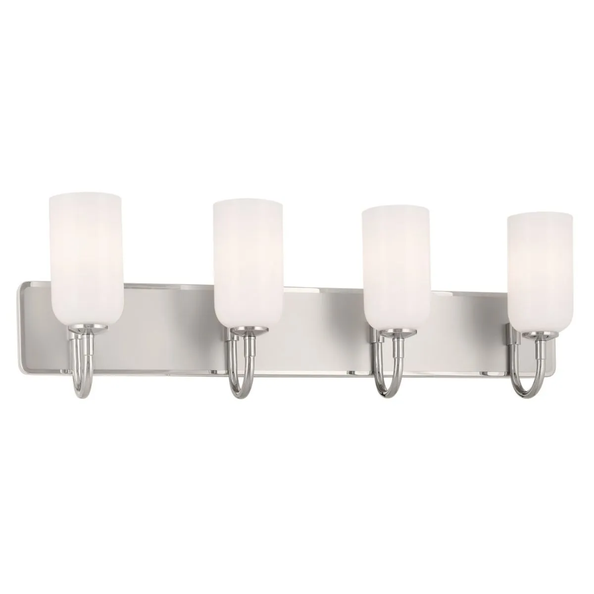 Solia 32 in. 4 Lights Vanity Light Polished Nickel Finish
