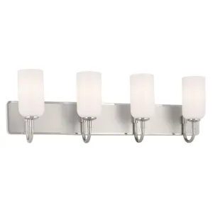 Solia 32 in. 4 Lights Vanity Light Polished Nickel Finish