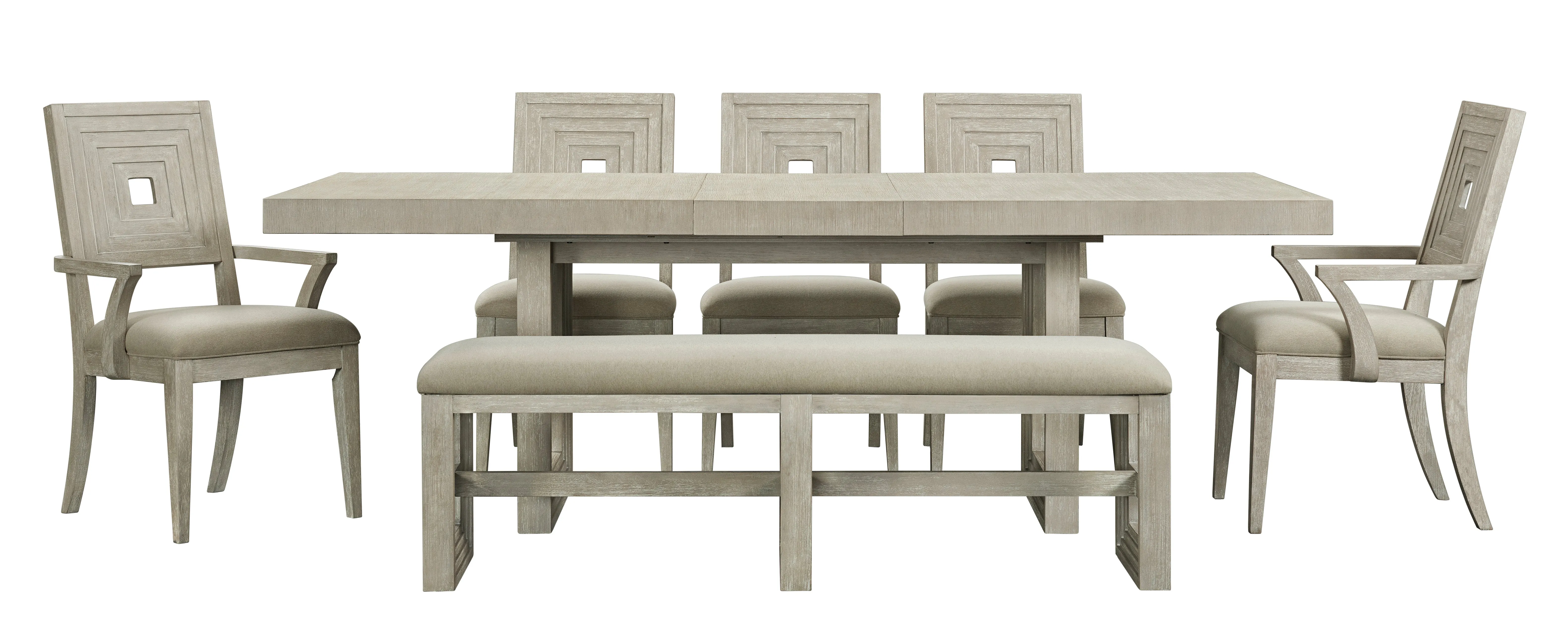 Stepstone Extendable (74-92") Rectangle Dining Table