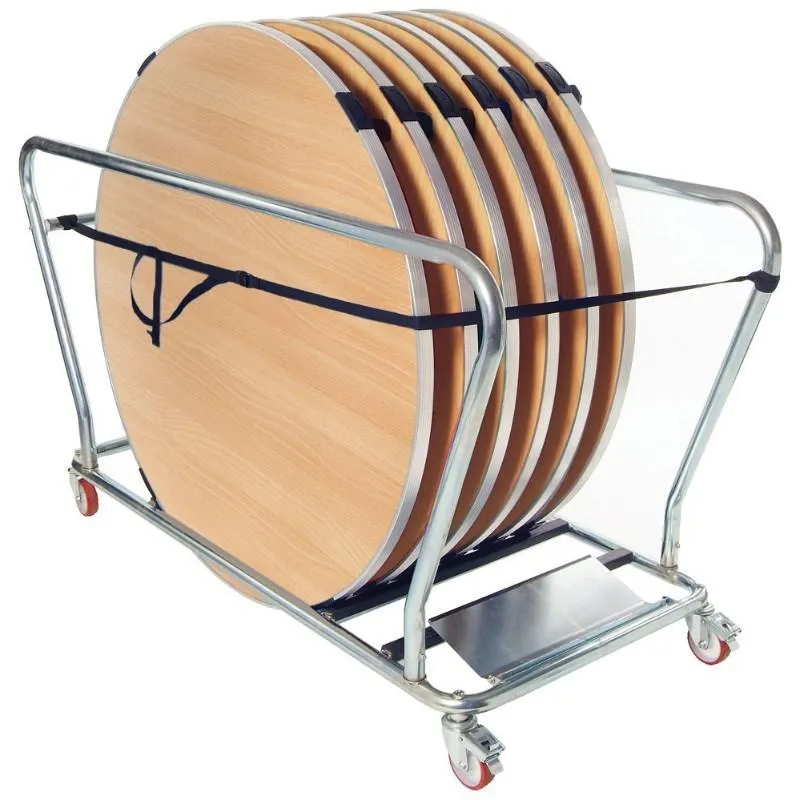 Storage Trolley For Round Folding Tables