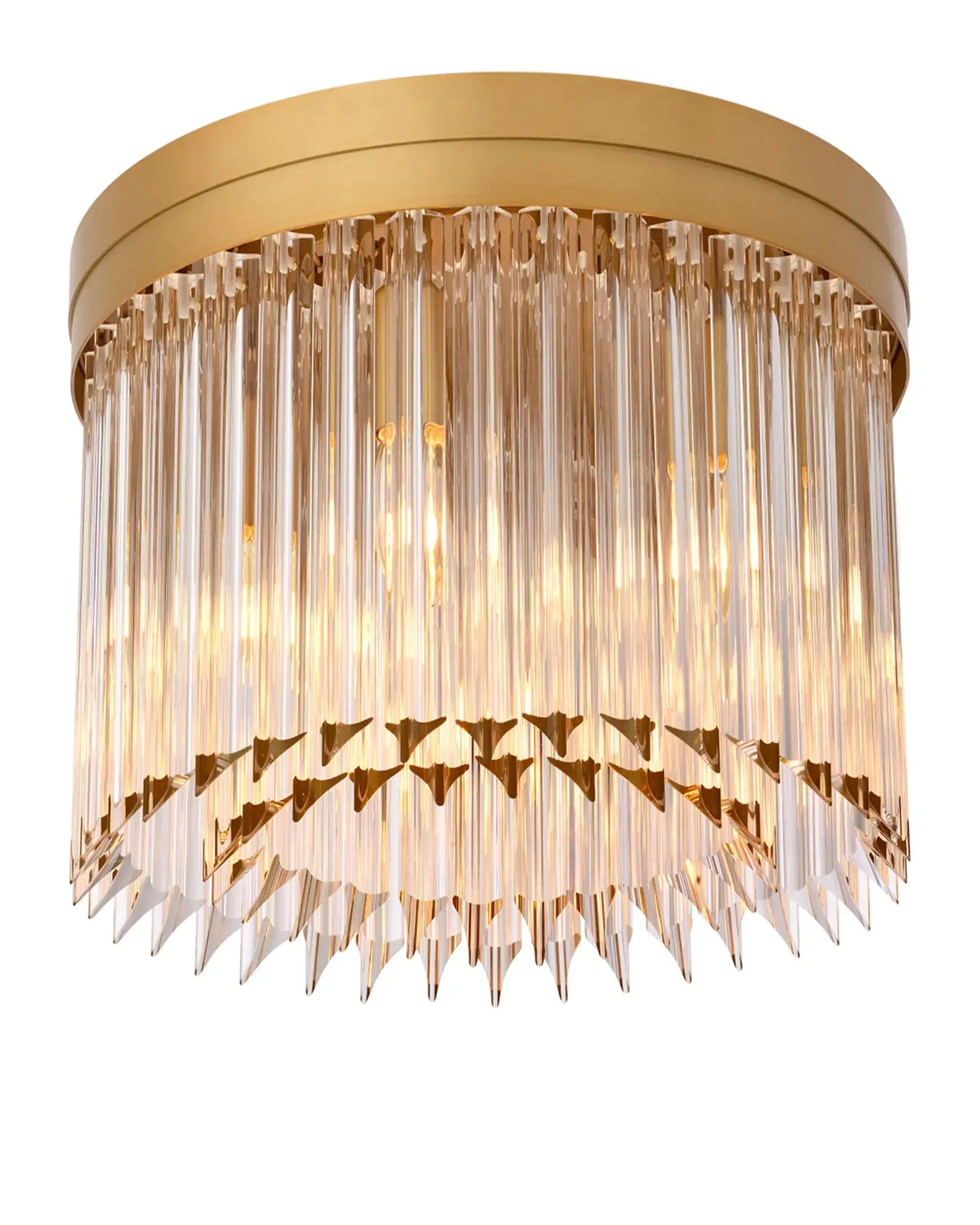 Stylish Steel And Glass Ceiling Lamps