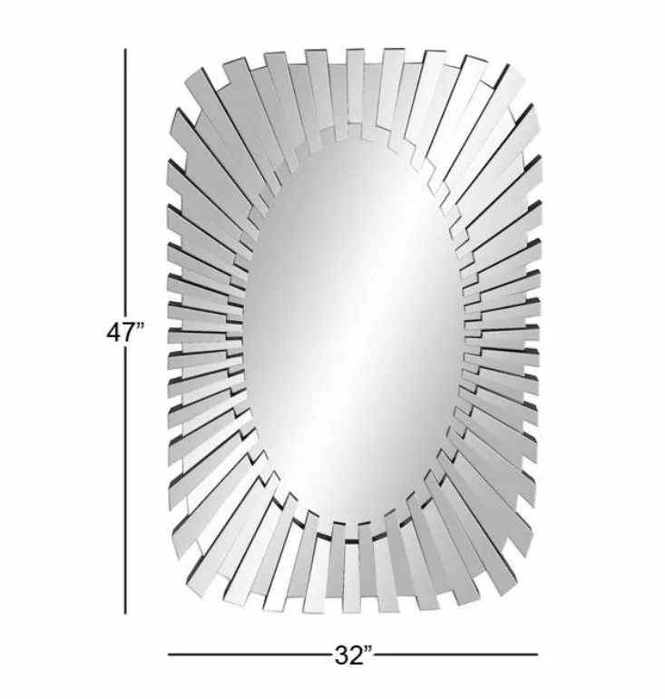 Sun Wall Mirror - 32"W x 47"H