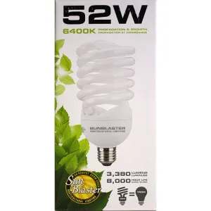 Sunblaster 52W 6400K CFL Single Bulb