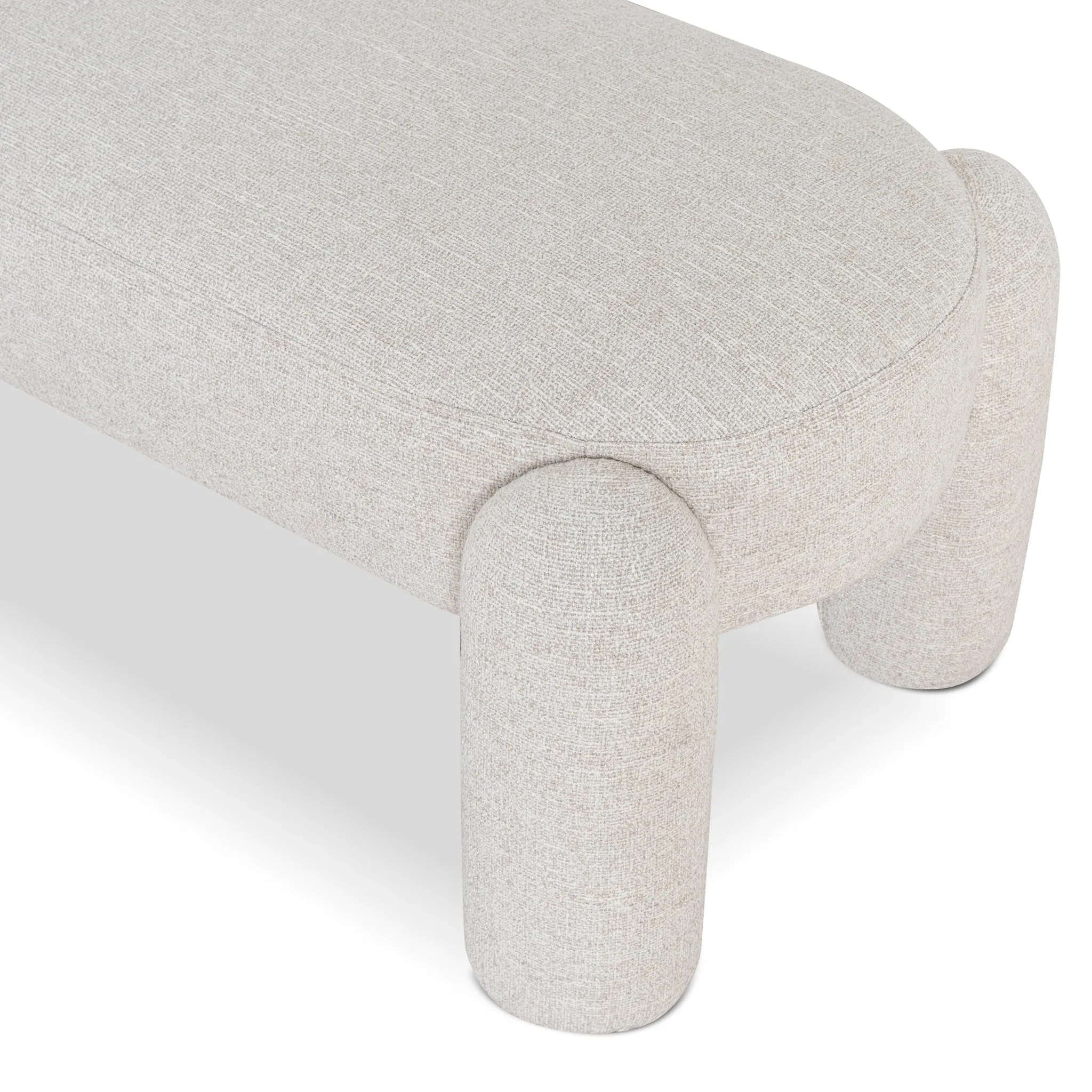 Tasker Long Ottoman - Coastal Beige
