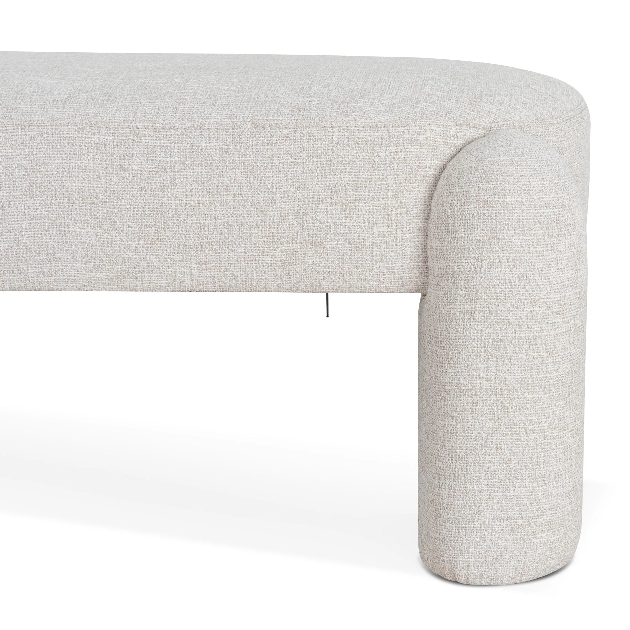 Tasker Long Ottoman - Coastal Beige