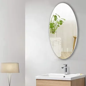 TASMAX plastic mirror for wall sticker mirror stickers for wall mirror stickers mirror stickers for wall bathroom mirror sticker for wall self adhesive mirror unbreakable paper mirror for wall 30*45cm