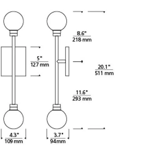 Tech Lighting 700WS Mara Wall