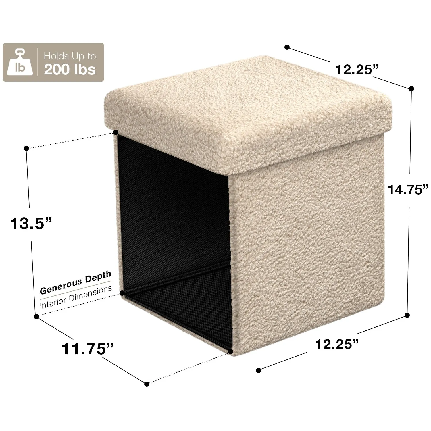 Teddy Storage Ottoman