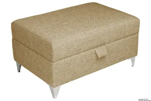 The Revive Chenille Ottoman - Mink