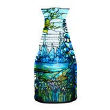 Tiffany Iris Landscape Vase
