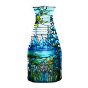 Tiffany Iris Landscape Vase