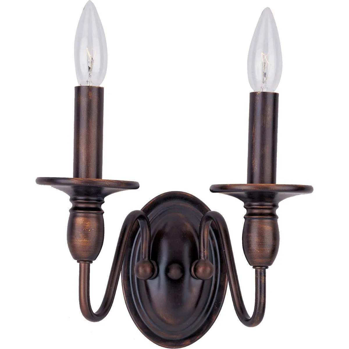 Towne 10 in. 2 Lights Vanity Light Oil-Rubbed Bronze Finish