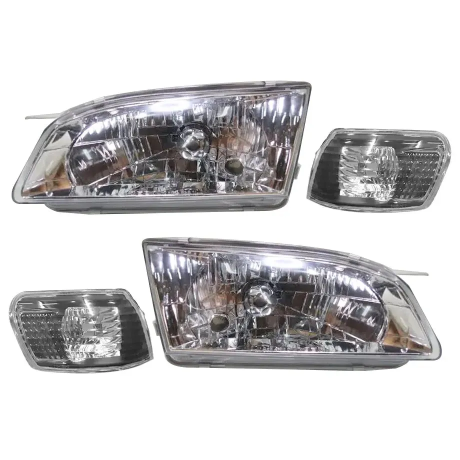 Toyota Corolla RXi (99-02) Crystal Headlight With Corner Lamps