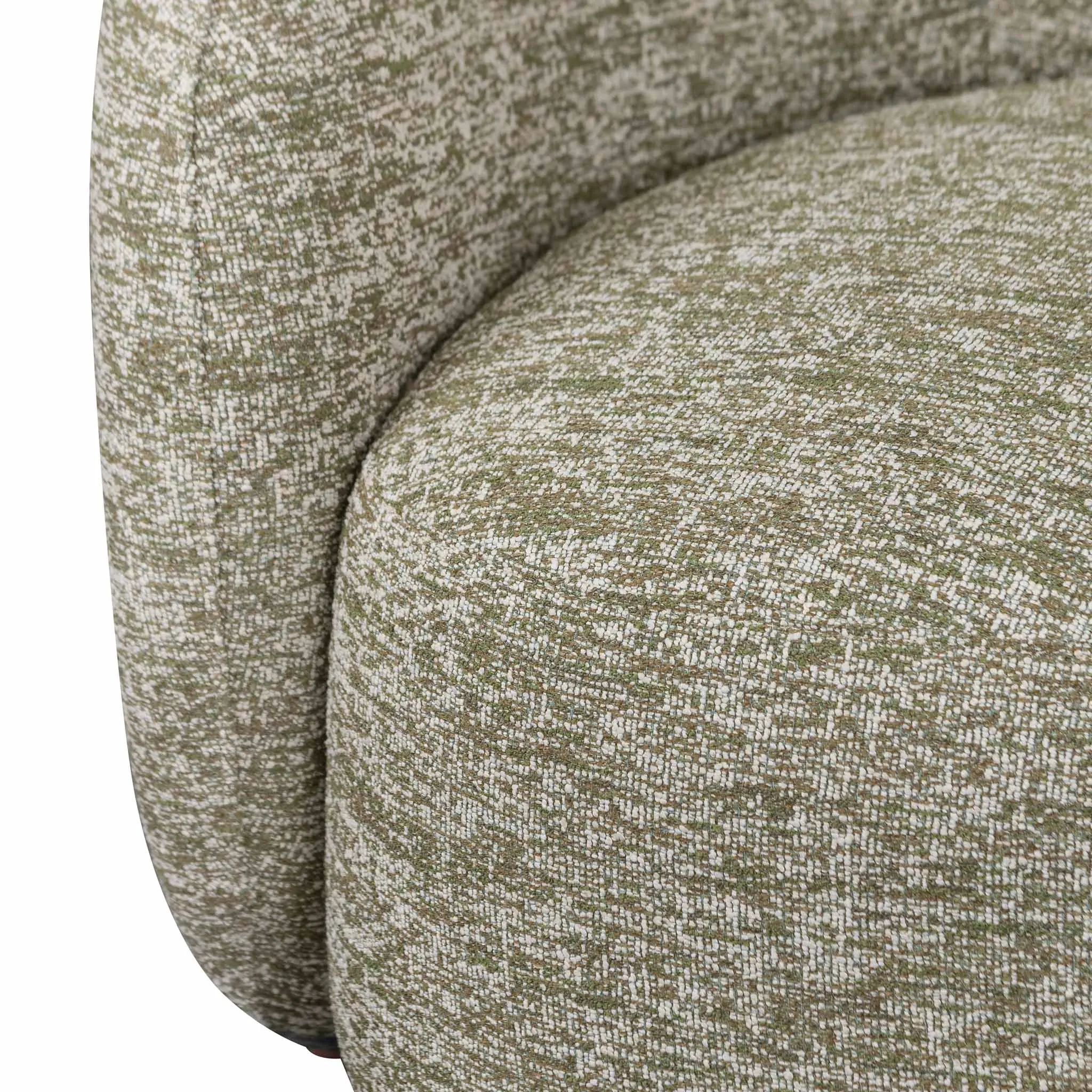 Trevor 3 Seater Fabric Sofa - Fern Green