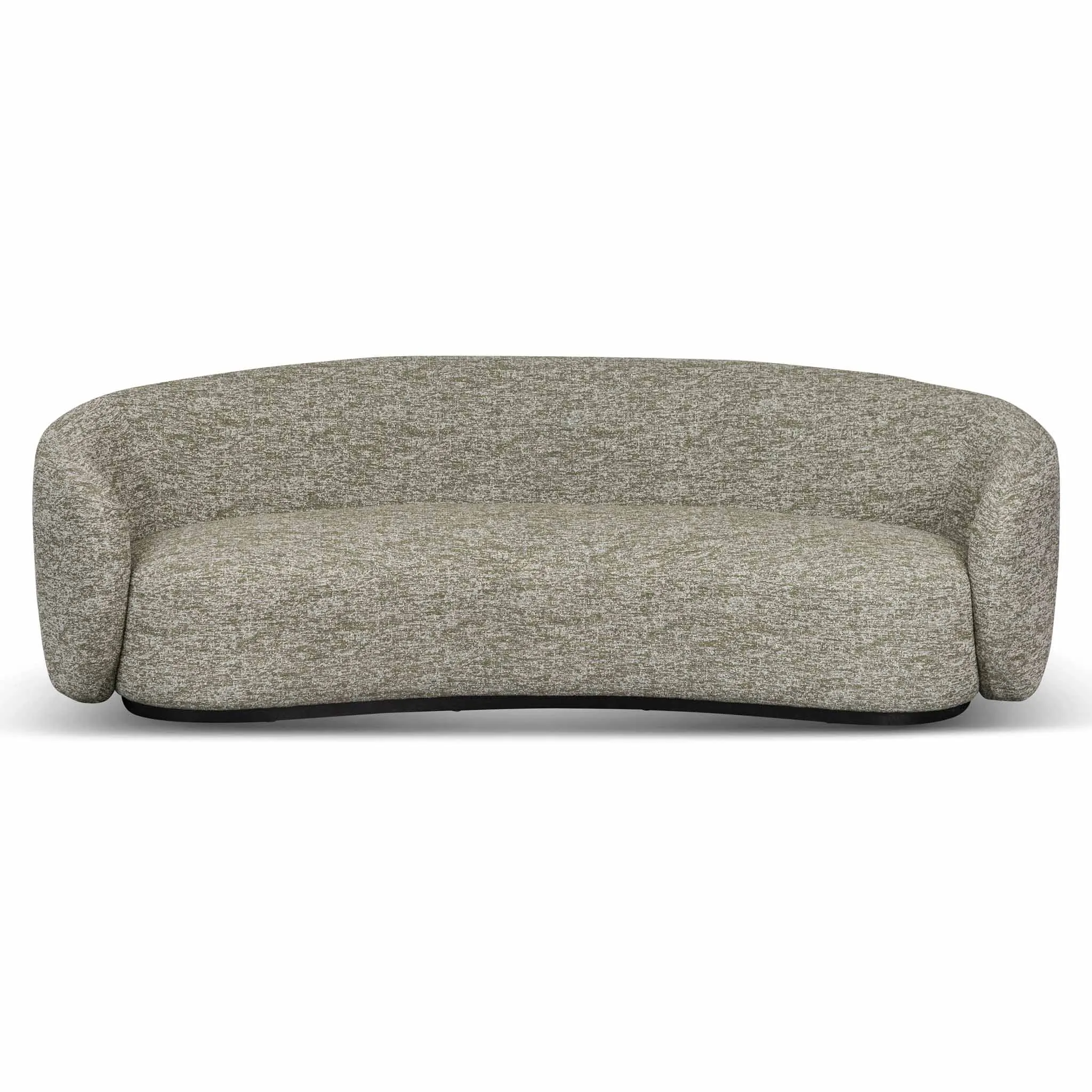 Trevor 3 Seater Fabric Sofa - Fern Green