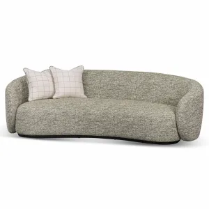Trevor 3 Seater Fabric Sofa - Fern Green