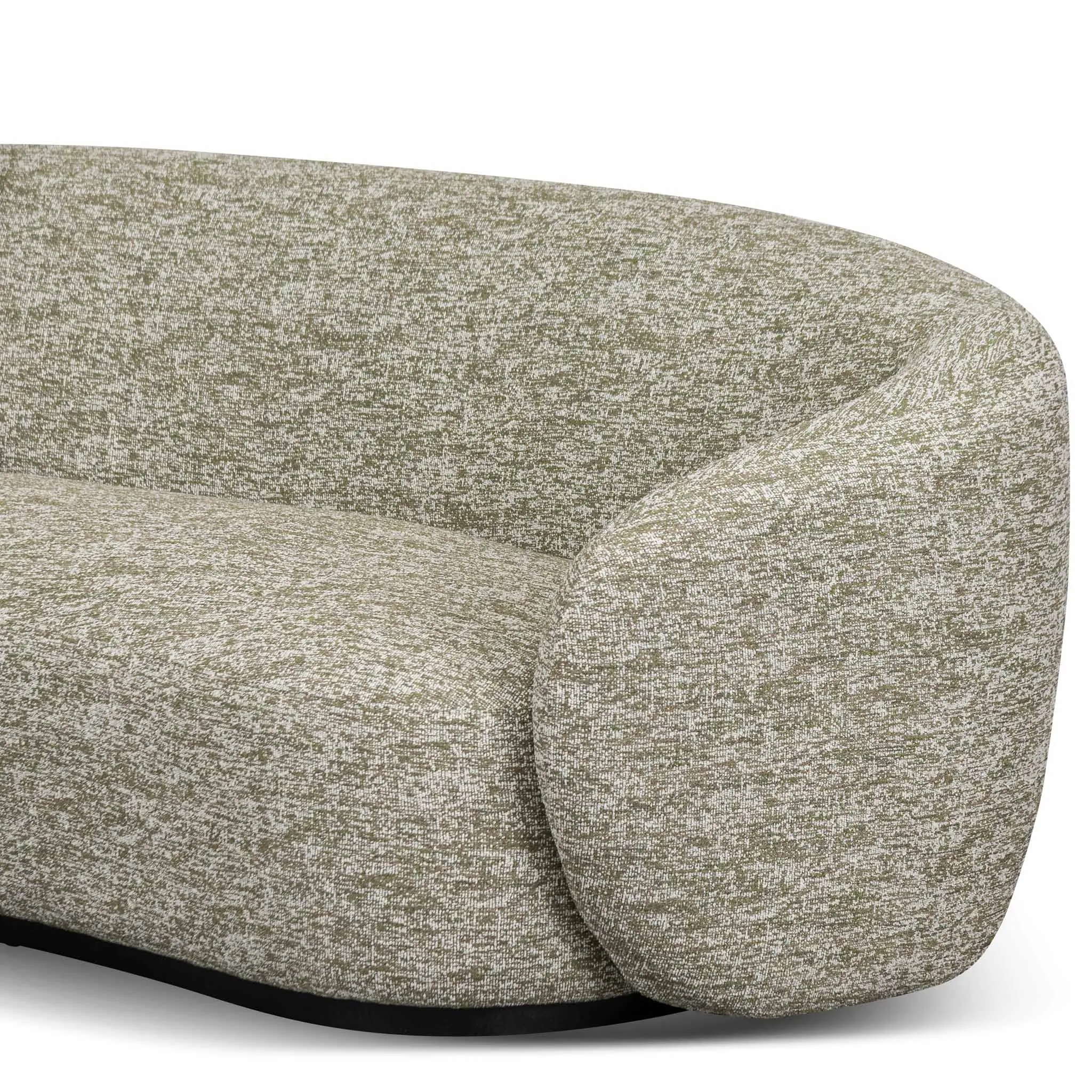 Trevor 3 Seater Fabric Sofa - Fern Green