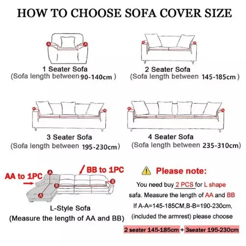 Two Seater Stretchable Sofa Cover, Leaves and Floral Design.