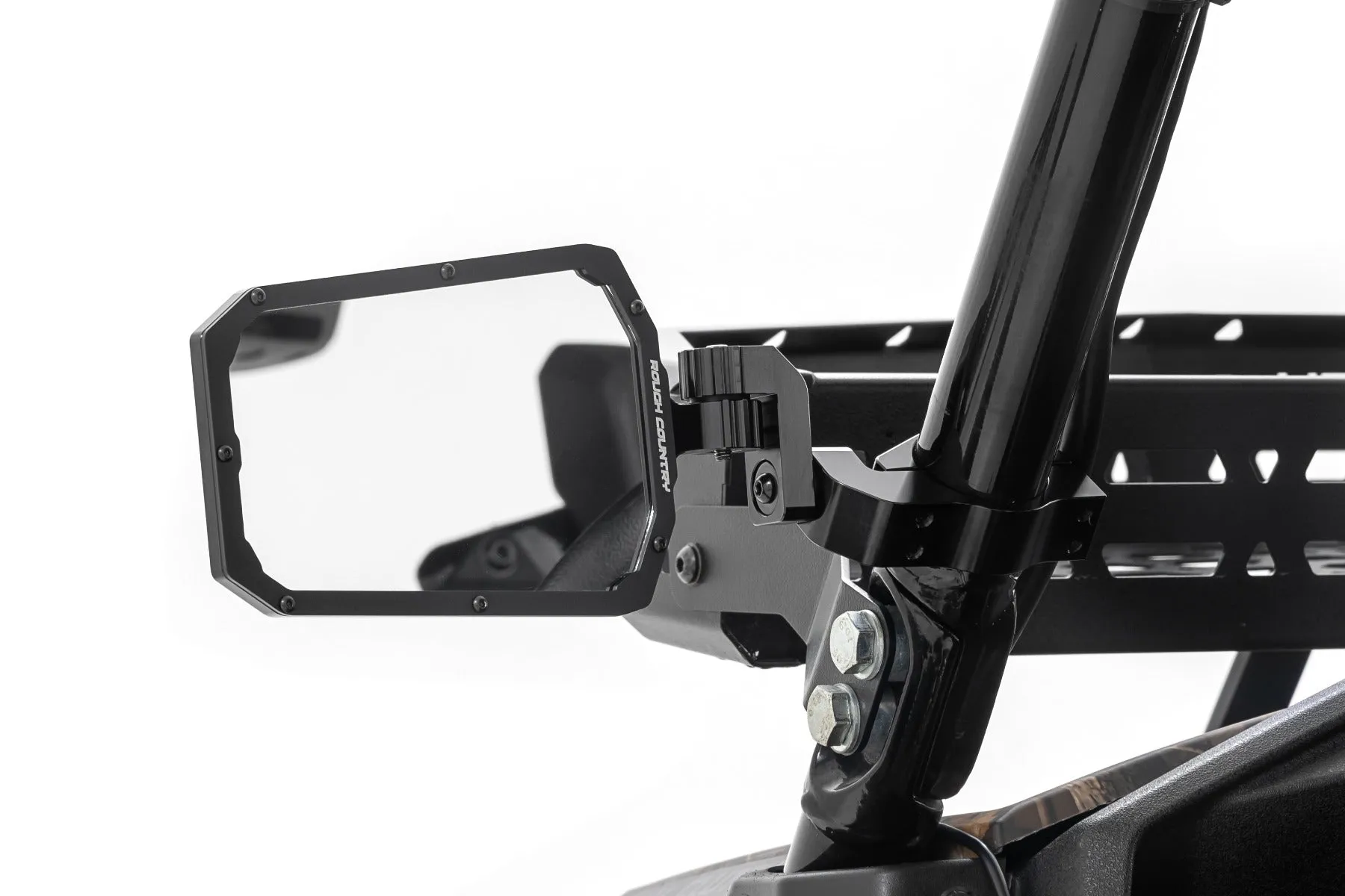 UTV Aluminum Side View Mirrors - Horizontal