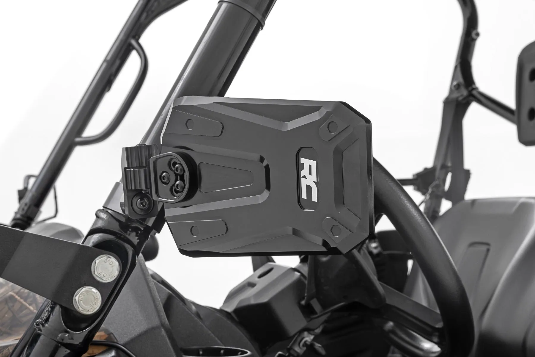 UTV Aluminum Side View Mirrors - Horizontal