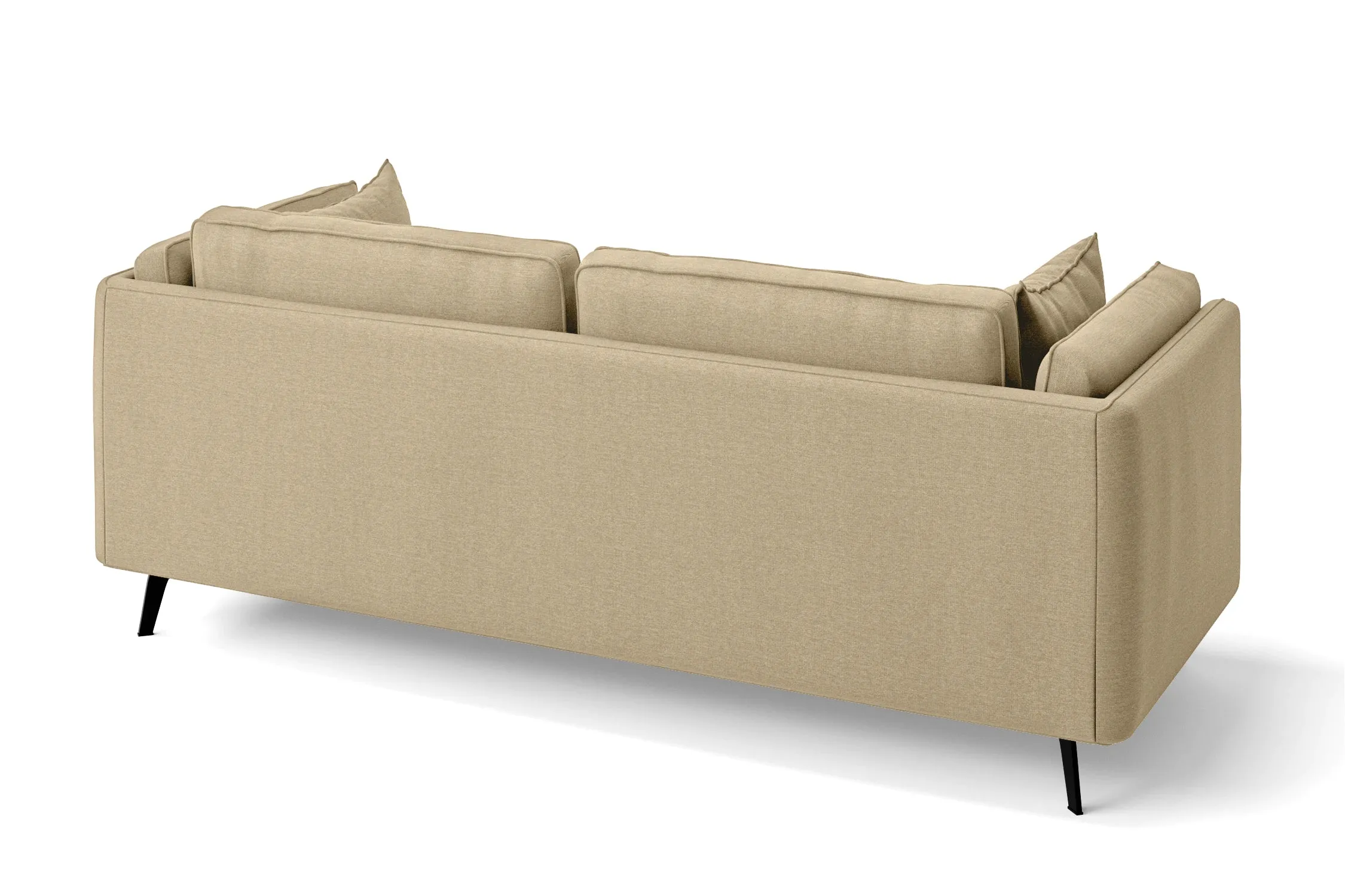 Velletri 3 Seater Sofa Beige Linen Fabric