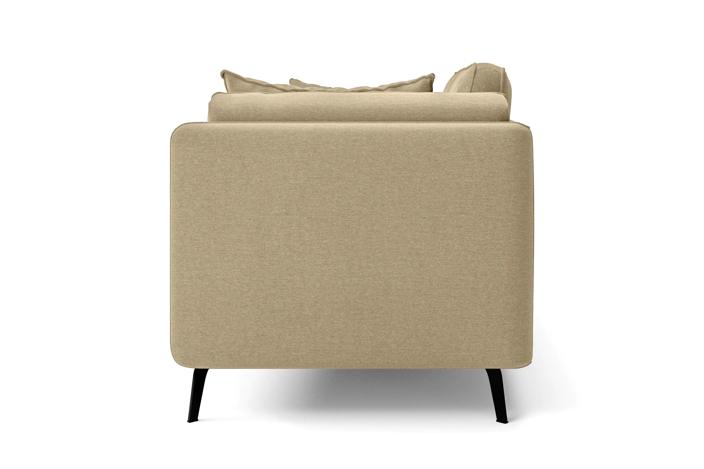 Velletri 3 Seater Sofa Beige Linen Fabric