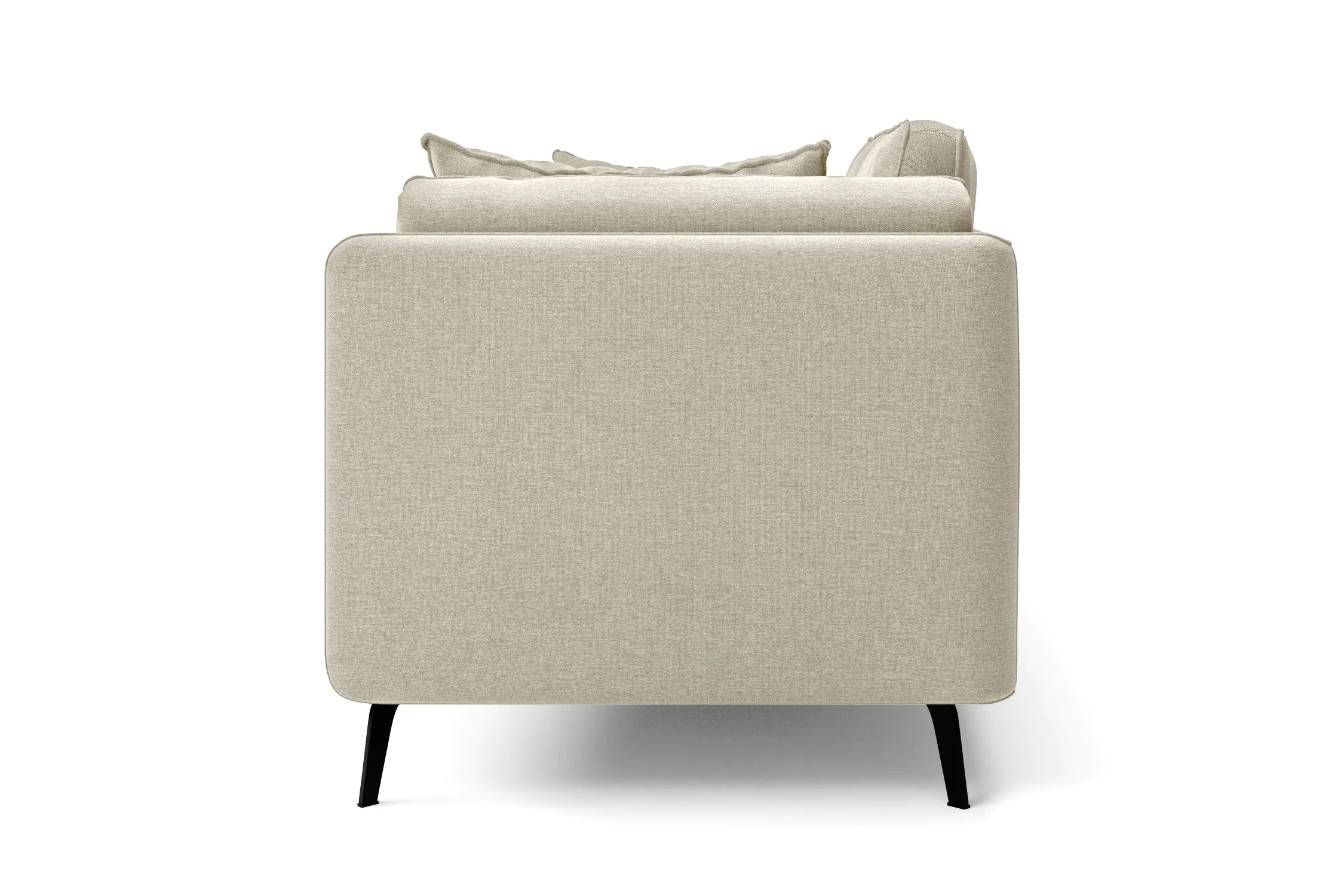 Velletri 3 Seater Sofa Cream Linen Fabric