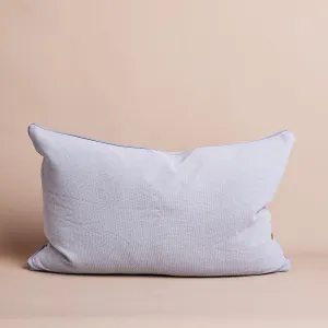 Vintage Wash Cushion Collection | Pale Grey w Piping