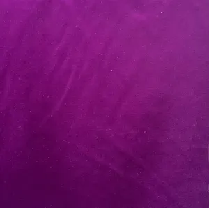 Violet Cotton Blend Velvet Fabric
