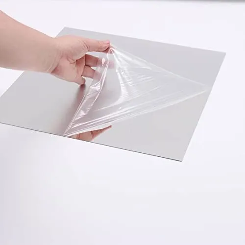 WallWear- Mirror Stickers for Wall 8VERYBIGSQUARESILVER Decorative 3D Wall Stickers for Drawing,Kitchen,Office,Bed Room etc. Pack of(8) VERYBIGSQUARESILVER,Size(15x15) cm